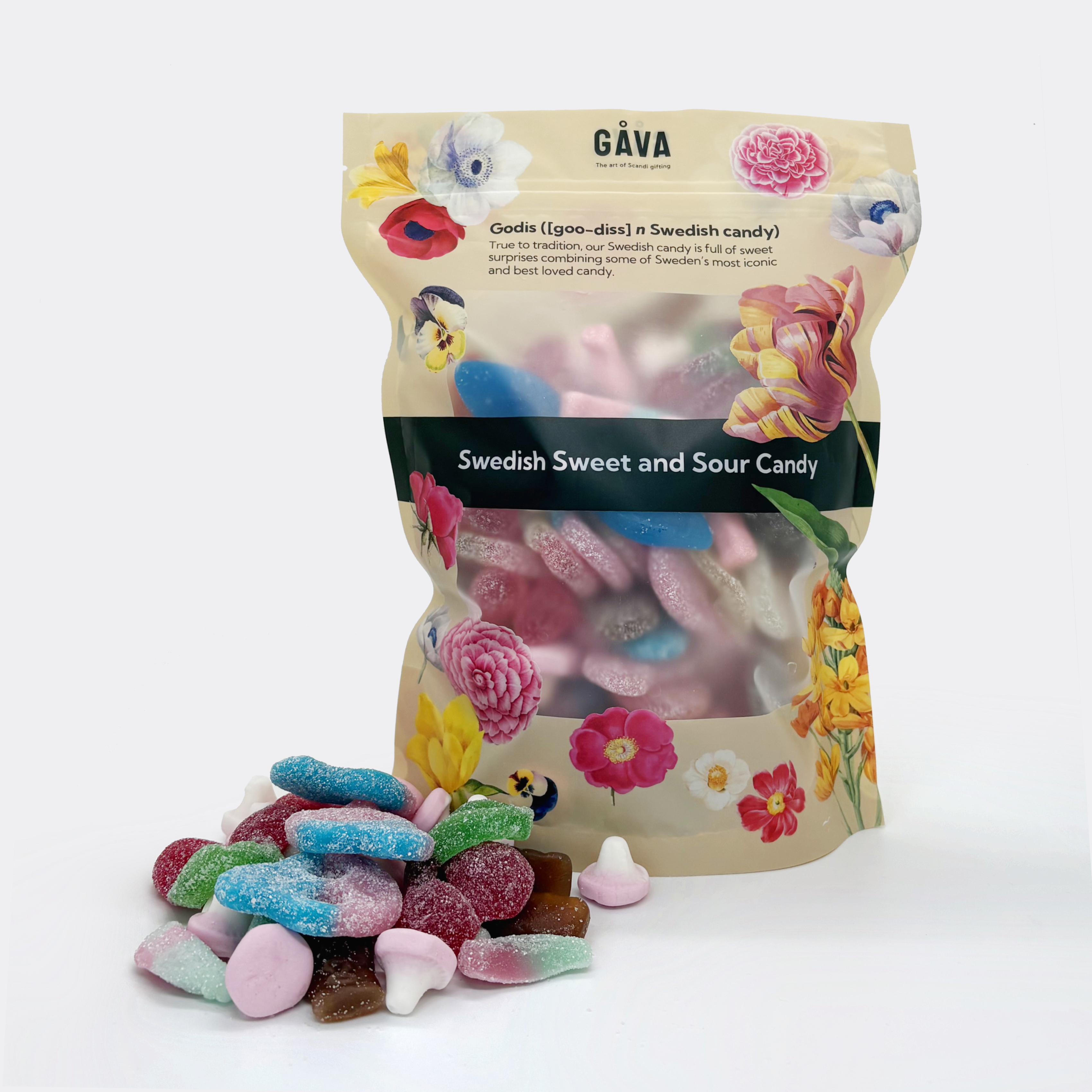 1kg of Swedish Sweet & Sour Candy